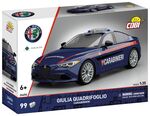 Cobi 24654 Alfa Romeo Giulia Quadrifoglio Carabinieri, 1:35, 99 k