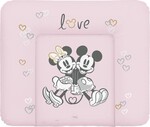CEBA Podložka prebaľovacia mäkká na komodu 85x72 Disney Minnie &amp; Mickey Pink