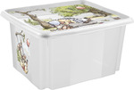 Úložný box s vekom malý "Winnie", Transparent II