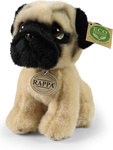 Plüschhund Mops 18 cm ECO-FRIENDLY