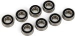 Traxxas ložisko 5x11x4mm 2RS nerez čierne (8)