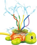 Spruzzatore d'acqua tartaruga per il giardino in plastica 20x10cm