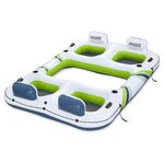 Bestway 43957 Nafukovací ostrov Breeze Bloc, 291 x 202 x 51 cm