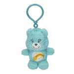 CARE BEARS Türkisfarbener Plüsch-Schlüsselanhänger 12cm