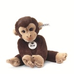 STEIFF Originals Little friend Koko monkey, dark brown plyšová hračka