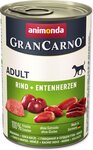 Konzerva Animonda Gran Carno Adult hovädzie a kačacie srdce 400g