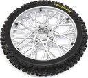 Losi koleso s pneu Dunlop MX53 predné, disk chróm: PM-MX