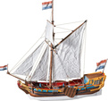 Dušek Holandská štátna jachta 17st. 1:48 kit