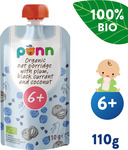 SALVEST Ponn BIO Ovsená kaša so slivkou, čiernymi ríbezľami a kokosom (110 g)
