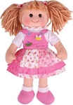 Bigjigs Toys Látková bábika Hayley 34 cm