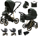 ADAMEX Kočík kombinovaný Belissa Special Edition Dark Green/Gold