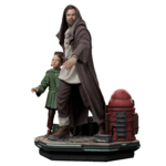 Iron Studios Star Wars Obi-Wan és Fiatal Leia Szobor Deluxe Art Scale 1/10