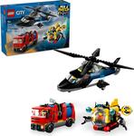 LEGO® City 60462 Remix: Helikoptéra, hasičské auto a ponorka