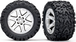 Traxxas koleso 2.8", disk RXT saténový pneu Talon Extreme (pár)