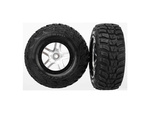 Traxxas koleso 2.2/3.0", disk SCT Split-Spoke saténový-čierny, pneu Kumho S1 (2)
