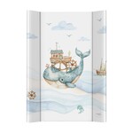 CEBA BABY Podložka prebaľovacia 2-hranná s pevnou doskou (50x70) Ultra Light Ocean Adventu