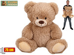 Ursuleț de pluș, (bej) | Plush Friends 75 cm