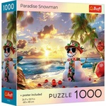 Trefl Puzzle 1000 USA Collection: Schneemann aus dem Paradies