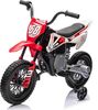 Elektrická Motorka MOTOCROSS, červená, 12V batéria, EVA mäkké kolesá