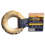 Ontario Protein csemege bacon ízű, rágós bagel 1db 8,9cm