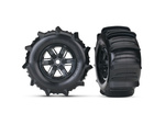 Traxxas kolo 4.3/5.7", disk čierny, pneu Paddle (pár)