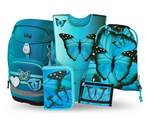 BAAGL SADA 5 Airy Plus Butterfly: zaino, astuccio, sacchetto, grembiule, portafoglio