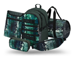 BAAGL SET 5 Skate Forest: Rucksack, Federmäppchen, Sporttasche, Gürteltasche, Laptop-Hülle