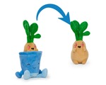 HUGGY POTS Rastlinka v modrom kvetináči plyšová hračka  27cm