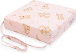 Coussin d'assise pour enfant sur chaise New Baby BASIC Bear rose