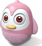 Kývajúca hračka Baby Mix tučniak ružový