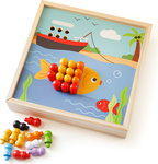 Bigjigs Toys Drevená mozaika Pláž