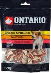 Pochúťka Ontario kura a treska, sendvič 70g