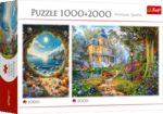 Trefl Puzzle 1000+2000 Meer; Sonnige Residenz