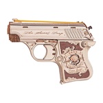 RoboTime 3D Holzpuzzle Mini Pistole Justice Guard