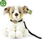 Câine de pluș ciobanesc australian cu lesă 28 cm ECO-FRIENDLY