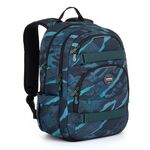 Zaino studentesco nel design blu-turchese Topgal VIKI 25078