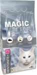 Podstielka Magic Litter Bentonite Ultra White with Carbon 5L