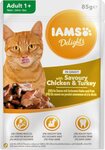 Kapsička IAMS kura a morčacie v omáčke 85g