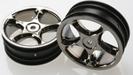 Traxxas disk 2.2" Tracer čierny chróm (2) (predné)
