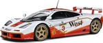 1:18 MCLAREN F1 GTR SHORT TAIL WHITE #8 PRICE/BASCHER BPR GT 1995