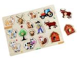 2Kids Toys Fa fából készült puzzle 14 darabos