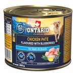 Ontario Adult csirke pástétom áfonyás ízesítéssel 200g