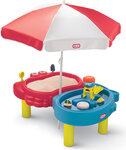Little Tikes Detské pieskovisko Stolové so slnečníkom