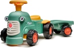 Falk traktor baby Maurice zelený vintage s prívesom