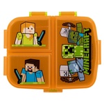 Minecraft Desiatový box s priehradkami 550 ml