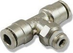Metallischer T-Verteiler mit Außengewinde 1/8"