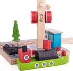 Bigjigs Rail Uhoľný dok so žeriavom