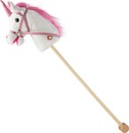 Hobby horse Egyszarvú hanggal és kerekekkel Nia Baby Mix white
