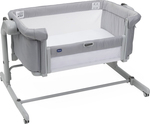 CHICCO Postieľka Next2Me Magic Evo - Dark Grey