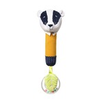 BABYONO Jouet couineur avec hochet blaireau Edmund, 3m+